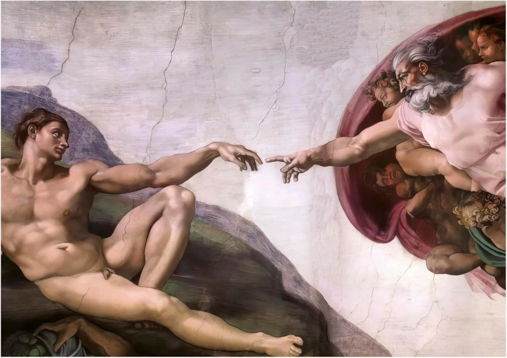 Puzzle Stvaranje Adama 1000 dijelova EDUCA