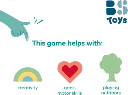 Igre s kredama na pločniku – kreativni vanjski set za djecu