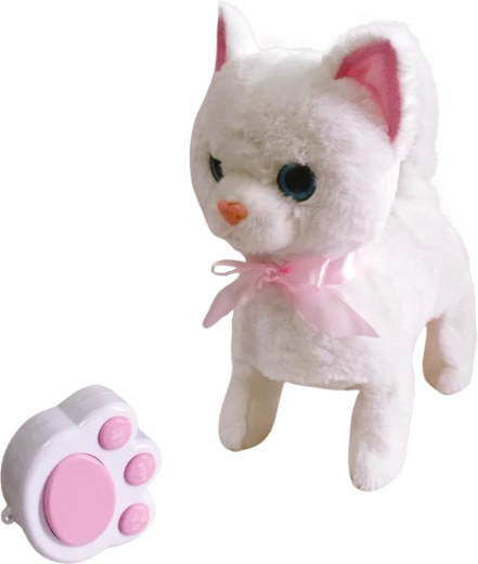 Interactive Plush Cat Nela with Infrared Control