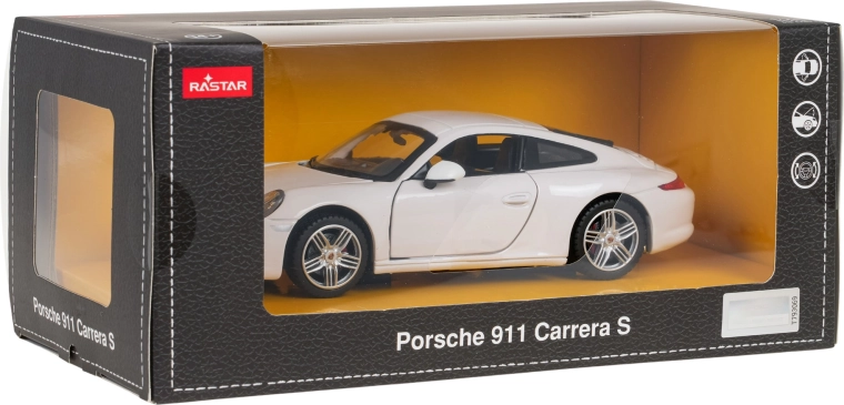 Metalni model 1:24 PORSCHE 911 Rastar – bijeli
