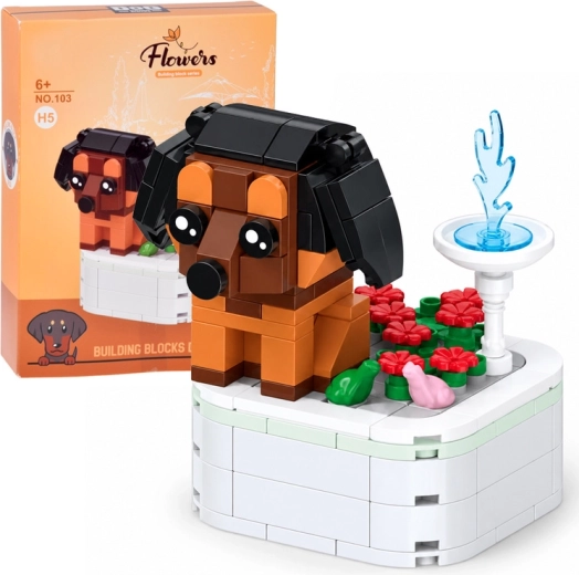 Badger Building Set on a Base, 176 Pieces
