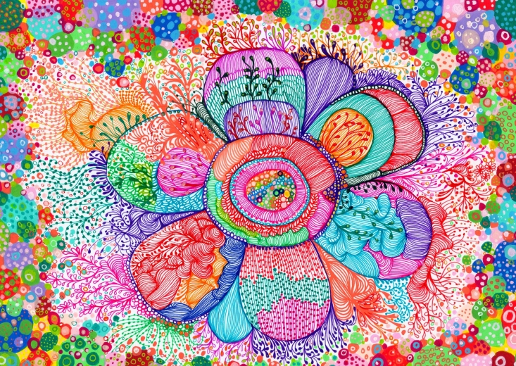 Enjoy Puzzle Floral Rhythm 1000 Pieces