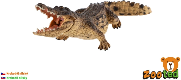 Plastic Nile Crocodile Figurine 18 cm