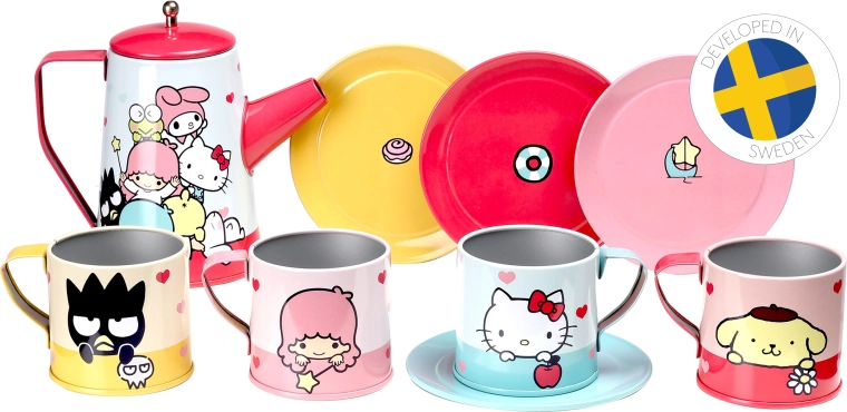 Hello Kitty dječji metalni čajni set za igru