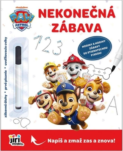 Paw Patrol – brisiva kreativna bilježnica s flomasterom