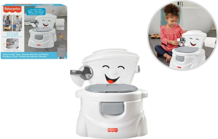 Fisher-Price interaktivni dječji noćni lonac u obliku WC-a sa zvukovima