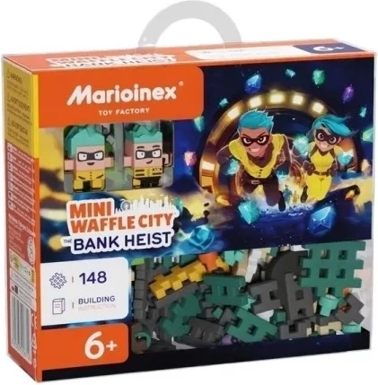 Kocke Mini Waffle City – pljačka banke, 148 dijelova