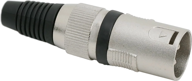 Three-pole XLR plug
