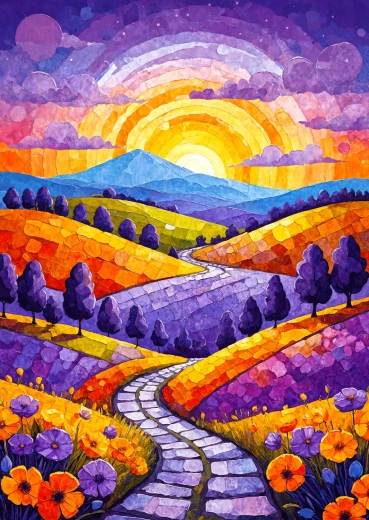 Enjoy puzzle Put prema svjetlu 1000 dijelova