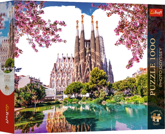Puzzle od 1000 dijelova Photo Odyssey: Sagrada Familia, Barcelona – Trefl