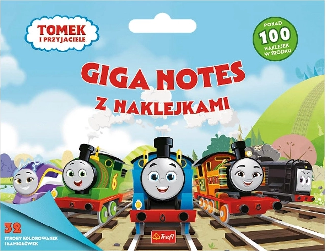 Toma i prijatelji giga bilježnica s naljepnicama