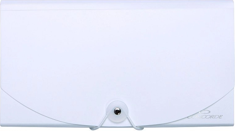 Mape za dokumente s gumicom DL, 13 pretinaca, bijela