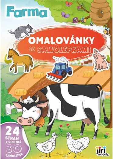 Bojanka A4 sa naljepnicama Farma