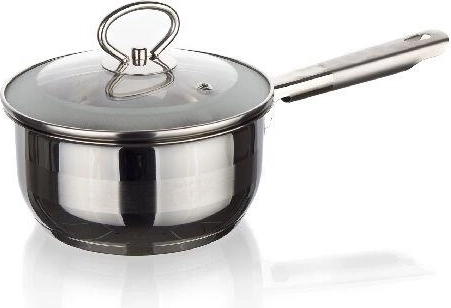 Inoks lončić sa staklenim poklopcem 16 cm, 1,5 l MATTE New Line za indukciju