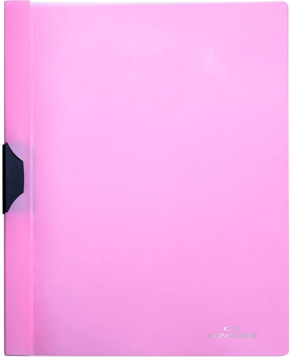 Mape za spise CONCORDE A4 s bočnom kopčom – pastelno ružičasta