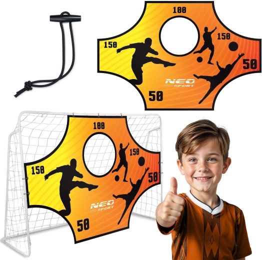 Neo-Sport ciljna cerada za nogometni gol 180 × 120 cm