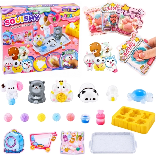 Kreativni set za izradu squishy životinjica DIY sa silikonskom masom