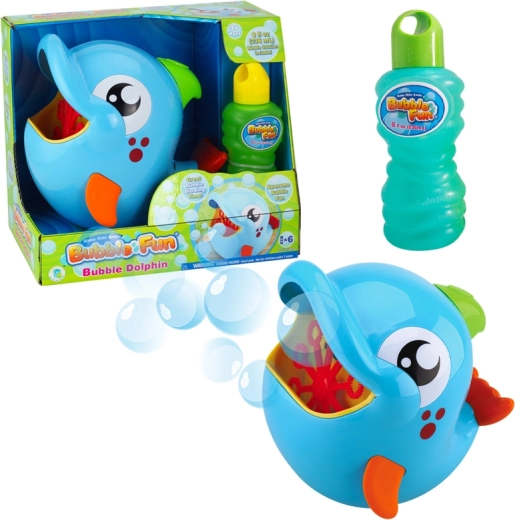 Stroj za mjehuriće dupin s punjenjem 236 ml – Bubble Fun