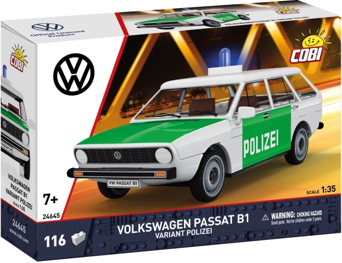 Cobi Volkswagen Passat B1 Variant policija 1:35 (116 dijelova)