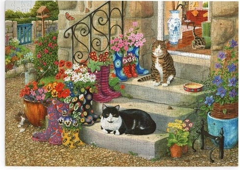 Puss in Boots Puzzle with 500 Large Pieces