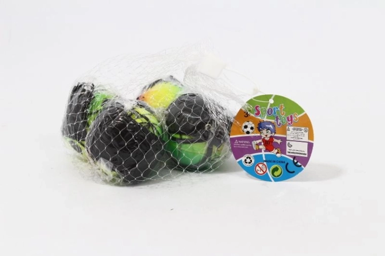 Loptice na gumici 6 cm – set od 4 kom