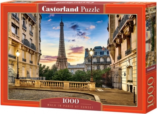 Puzzle 1000 dijelova Šetnja Parizom pri zalasku sunca