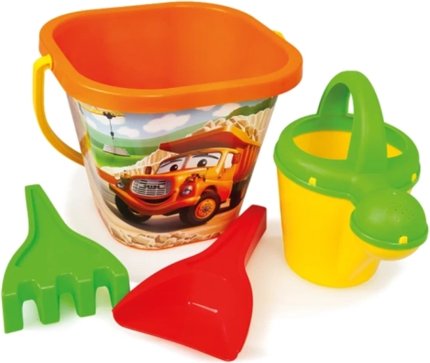 Dino Tatra set za pijesak s kantom i kantom za zalijevanje (4 kom)
