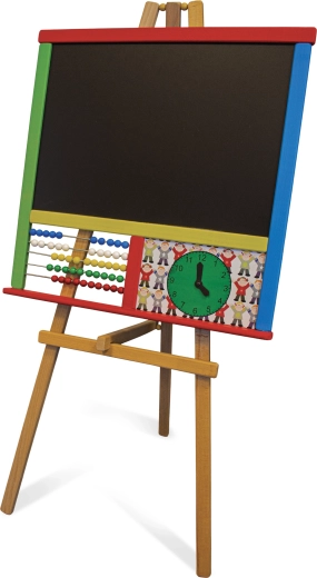 Babu šarena ploča s računaljkom i satom