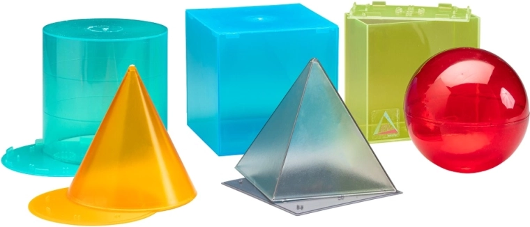Wissner prozirni set geometrijskih tijela 6 kom