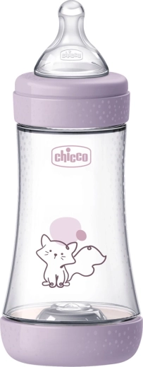 Chicco antikolik bočica za dojenčad Perfect5 240 ml djevojčica, srednji protok 2 mj.+