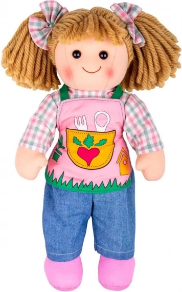 Bigjigs Toys platnena lutka Elsie 34 cm