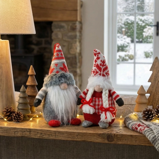 Scandinavian Christmas gnome - 1 piece