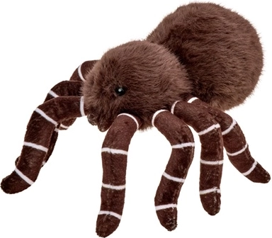Brown decorative spider 15 cm