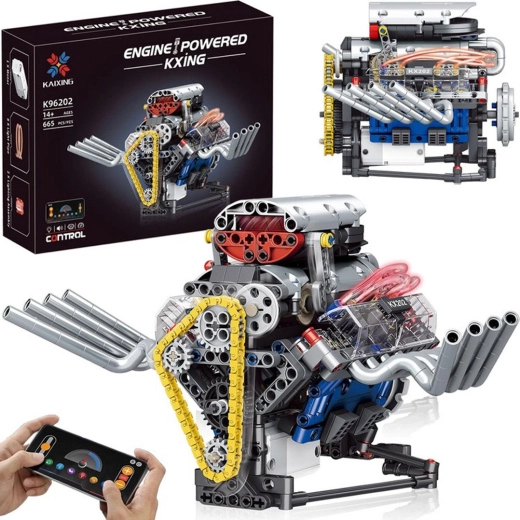 Konstrukcijski set Mould King mini motor 665 dijelova