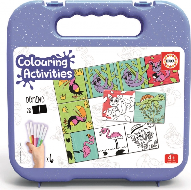 Bojanke domino Životinjice s flomasterima