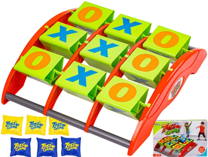 Toss Game križić-kružić igra bacanja na metu – velika verzija