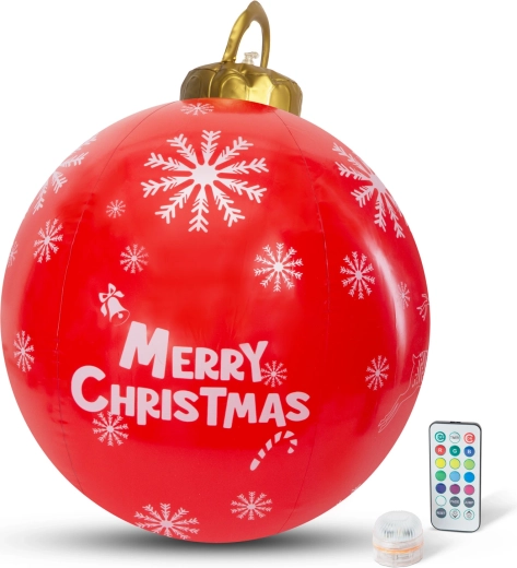 Inflatable Christmas LED Decorative Ball RGB 60 cm
