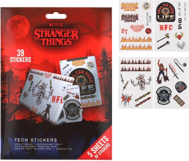 Tehničke naljepnice Stranger Things 4 - 1 komad
