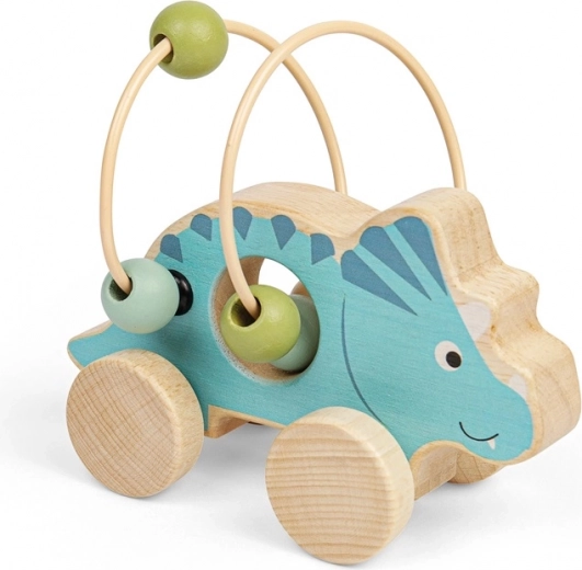 Triceratops na kotačima s labirintom od perlica