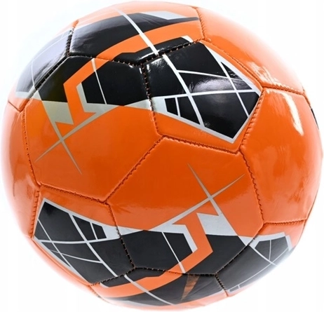 Nogometna lopta veličina 5 narančasto-crna 260–280 g