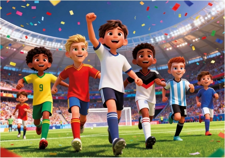 Educa puzzle Nogometni svijet 300 dijelova