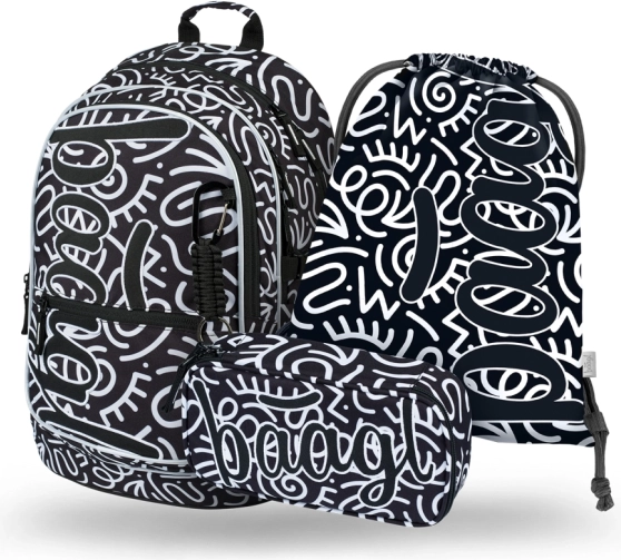 Baagl školski set Core Element – ruksak, pernica i vrećica