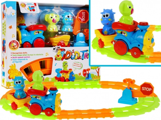 Colorful Toy Train Set Dudu Train for Children
