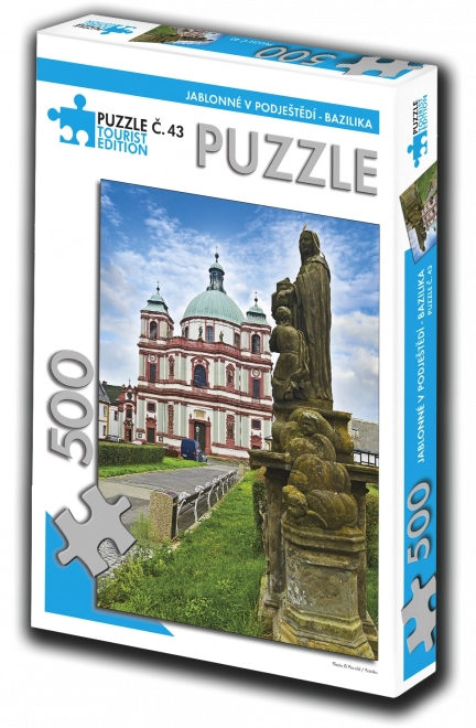 Puzzle Jablonné v Podještědí – bazilika, turističko izdanje, 500 dijelova