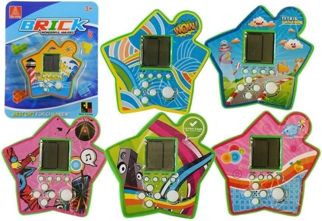 Džepna elektronička igra Tetris u obliku zvijezde – zelena