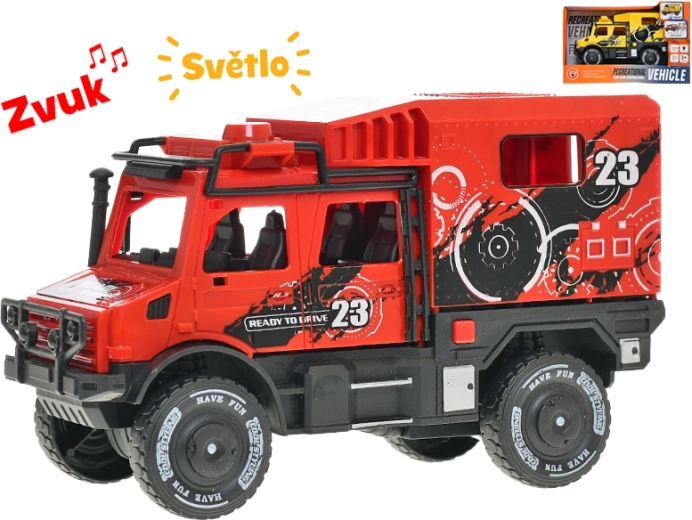 Terensko vozilo s inercijskim pogonom 18 cm sa svjetlom i zvukom