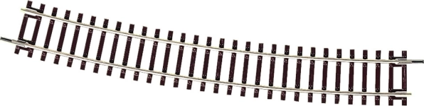 Roco Line Zakrivljena tračnica s drvenim pragovima