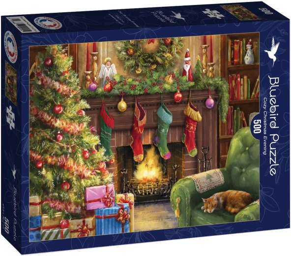 Bluebird puzzle Cozy Christmas Evening 500 pieces