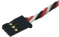 Uvrnuti servo kabel s konektorom Futaba 30 cm