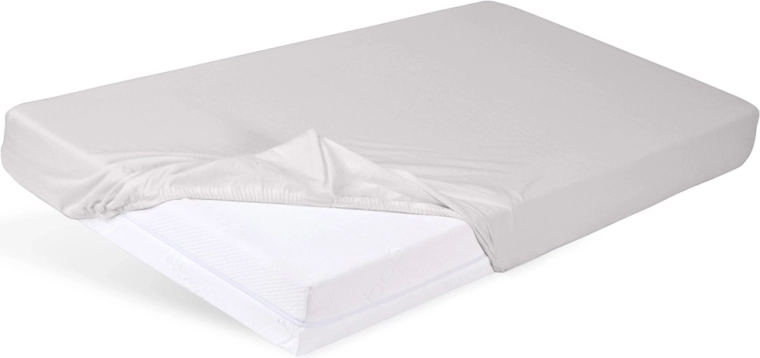 Babymatex jersey fitted sheet for a cot 60 × 120 cm, light grey